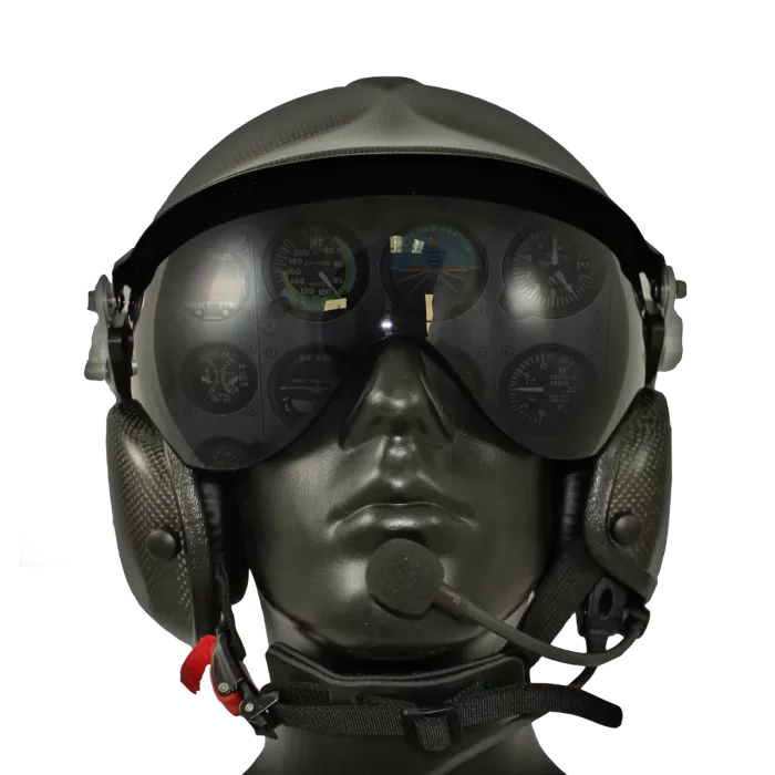 Bonehead Aries Flight Helmet with Bose A30 Communications